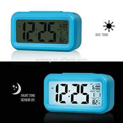 Picture of LED Digital Alarm Clock – Smart Electronic Clock with Mute, Backlight, Snooze, Timer, Temperature & Calendar – Colorful Display for Home, Office & Travel 