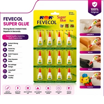 Picture of Fevecol super glue (5g) 12 Pcs high Qualityful Product 