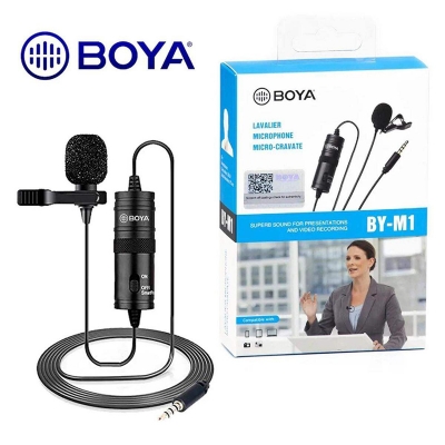 Picture of BOYA BY M1 Microphone Boya Professional Microphone for Mobile and DSLR - Multicolor