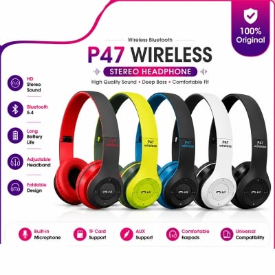 Picture of P47 New Wireless Bluetooth Headphone | Best Affordable Headphone 