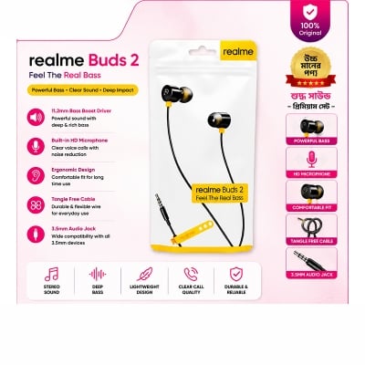 Picture of Railme Buds Wired Earphones with Mic Buds Wired Earphones with Mic Multicolor