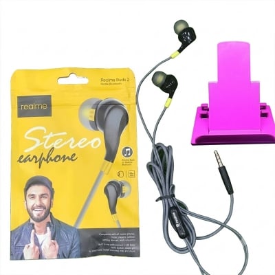 Picture of REALMESTEREO Ear Buds 2 RMA103 Wired Stereo In Ear Earphone With Mic Multicolor