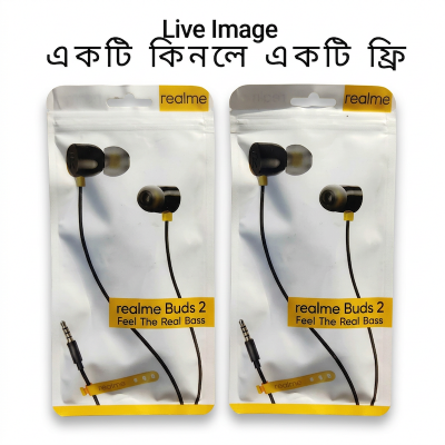 Picture of Relme Buds Wired Earphones with Mic Buds Wired Earphones Fell Real Bass with Mic Multicolor