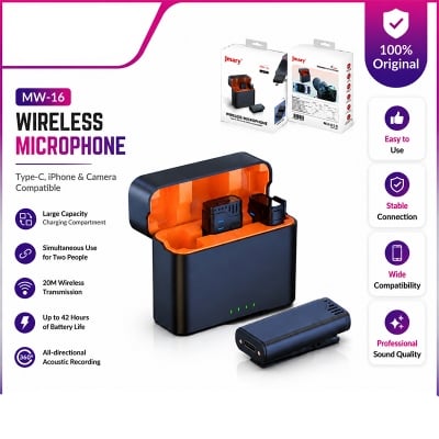 Picture of Jmary MW-16 2.4G Wireless Microphone For Mobile & Camera Multicolor