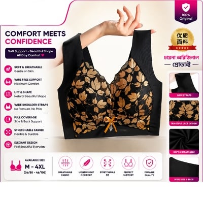 Picture of Imported New design Bra Stylish Soft Comfortable Lace Padded Bra for Women (one piece) 