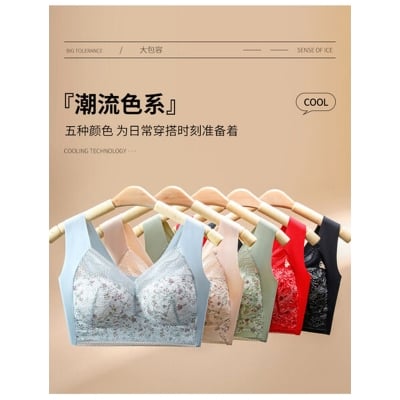 Picture of Imported New design Stylish Soft Comfortable Lace Padded Bra for Women (one piece) 