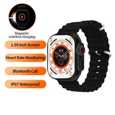 Picture of T800 Ultra Smartwatch Wireless Charging Bluetooth Call Watch For Men WOmen IP67 Waterproof Sleep Monitoring Smart Watch 1.99" HD Screen 