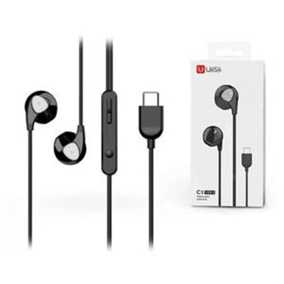 Picture of Uiisii C1 Type-C Heavy Bass Earphone - Ear Phone - Headphone Black
