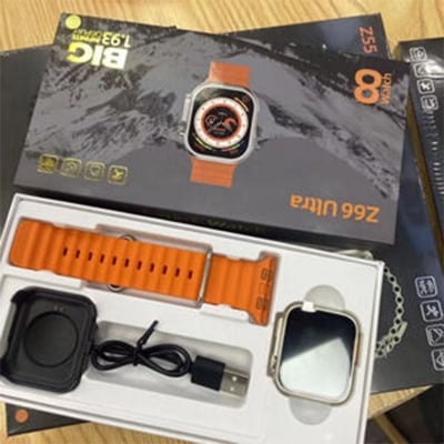 Picture of Z66 Ultra Smartwatch Ecg Heartrate 1.99"; Screen Series 8 Reloj Inteligente Z66ultra NFC Wireless Charger 8 Smart Watch Black