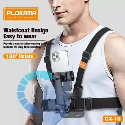 Picture of Plokama CX10 Chest Strap Phone Mount Holder Multicolor