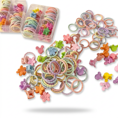 Picture of Cute Kids Hair Accessories Gift Box Multicolor