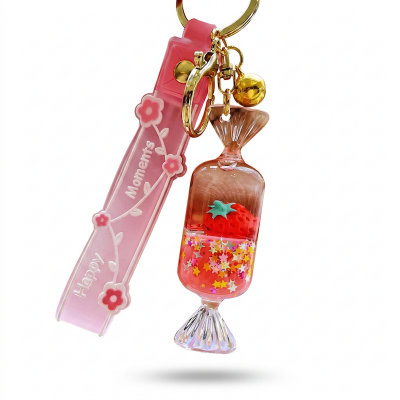 Picture of Cute Ocean Shell Liquid Glitter Keychain / Bag Charm 