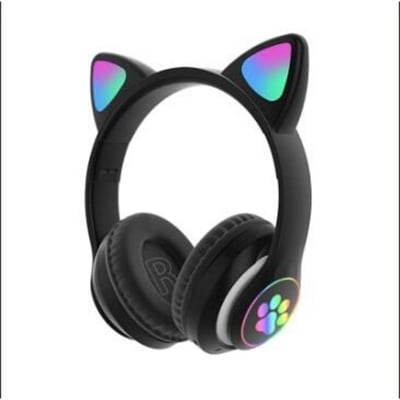 Picture of STN-28 Over Ear Music Headset Glowing Ear Headphones Foldable Wireless 