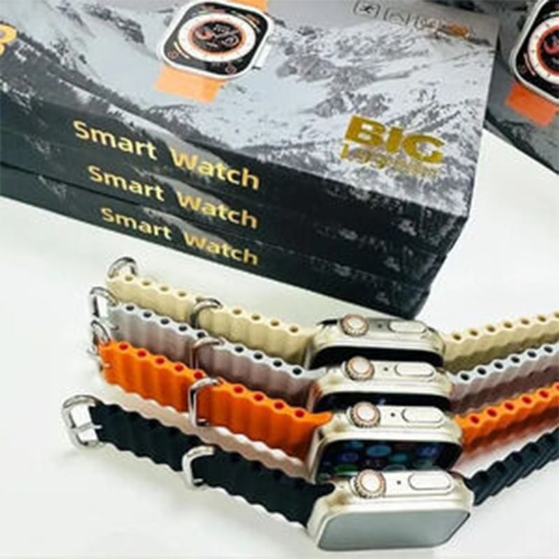 Picture of Z66 Ultra Smartwatch Ecg Heartrate 1.99"; Screen Series 8 Reloj Inteligente Z66ultra NFC Wireless Charger 8 Smart Watch Black