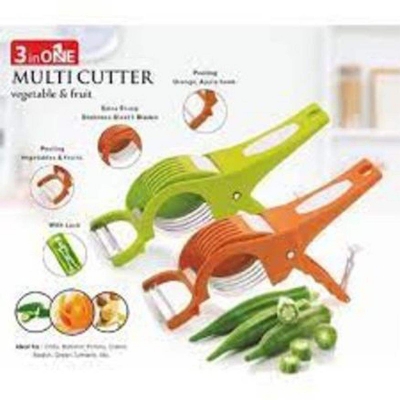 Picture of Vegetable/ Fruit Multi Cutter and Peeler - Multicolor