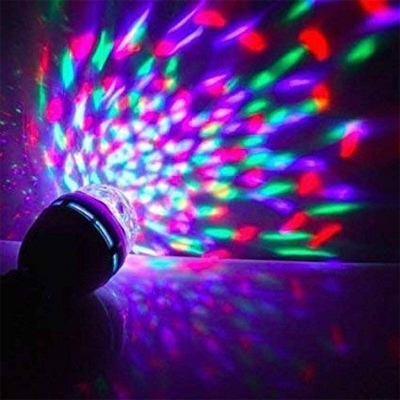 Picture of 360 Degree LED Rotating Bulb, Magic Dj Disco Light for Festival/Home/Shop/Diwali/Wedding, Birthday Party Decoration Multicolor