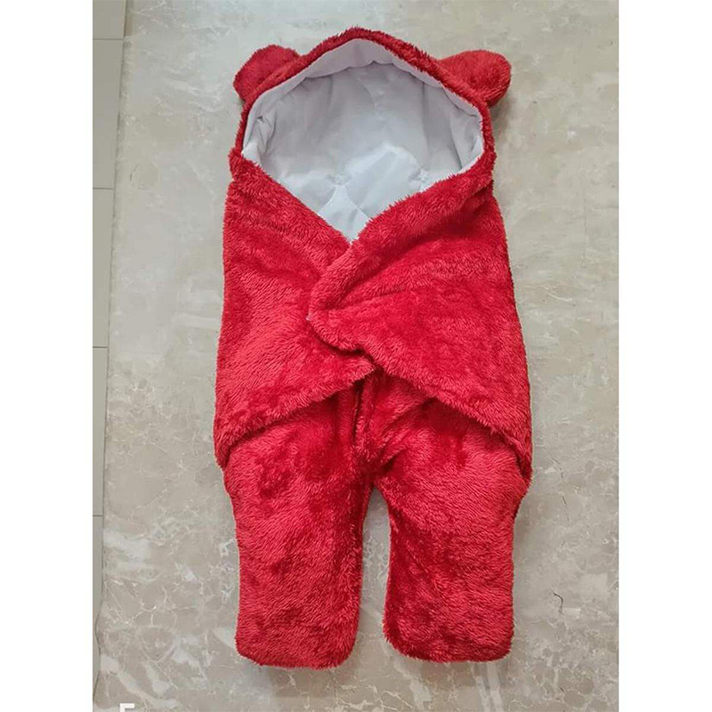 Picture of Baby Sleeping Bag Ultra-Soft Fluffy Fleece Newborn Receiving Blanket Infant Boys Girls Clothe Sleeping Nursery Wrap Swaddle Multicolor
