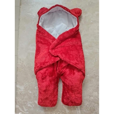 Picture of Baby Sleeping Bag Ultra-Soft Fluffy Fleece Newborn Receiving Blanket Infant Boys Girls Clothe Sleeping Nursery Wrap Swaddle Multicolor