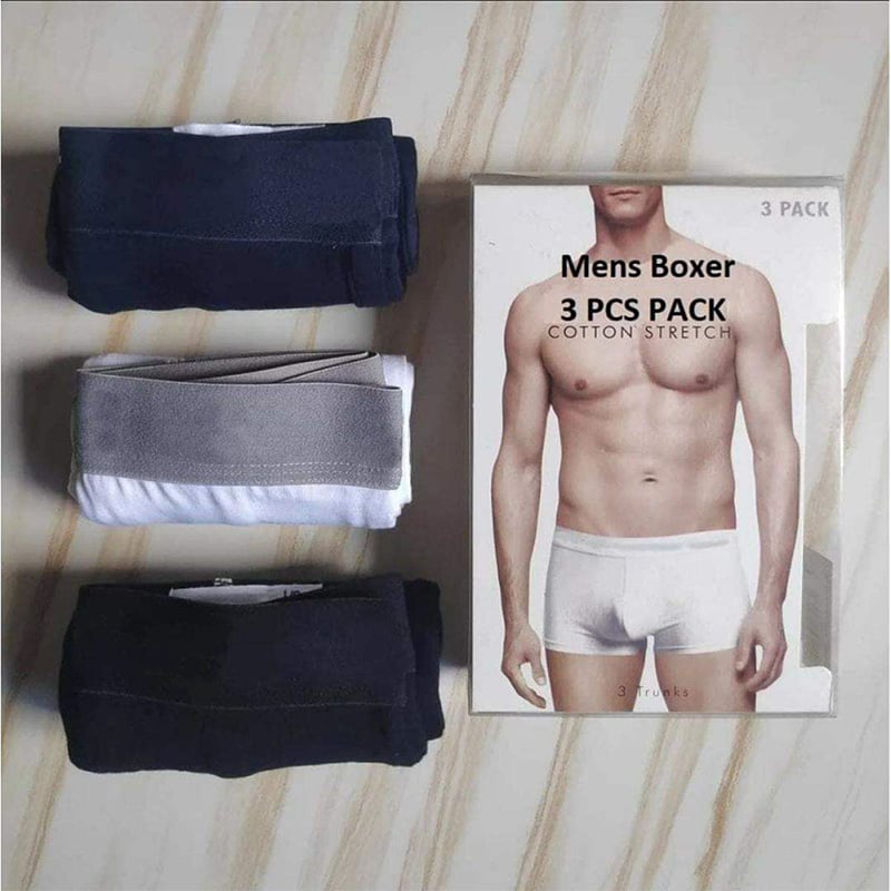 Picture of Pack of 3 Boxer Underwear for Men – Boxed Multicolor