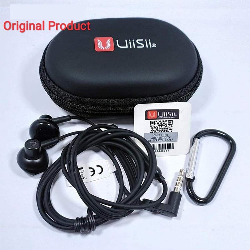Picture of UiiSii HM12 Deep Bass Good Treble Earphones - Headphone - Headphone - Ear Phone - Earphone Black