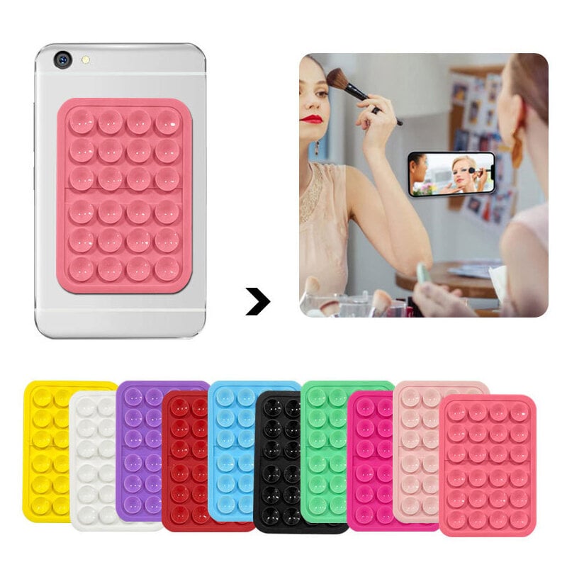 Picture of Strong Grip Silicone Phone Holder – Adhesive Suction Mount, Anti-Slip Hands-Free Stand | Multicolor Multicolor