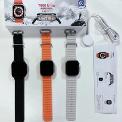 Picture of T800 Ultra Smartwatch Wireless Charging Bluetooth Call Watch For Men WOmen IP67 Waterproof Sleep Monitoring Smart Watch 1.99" HD Screen 