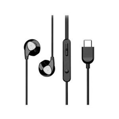 Picture of Uiisii C1 Type-C Heavy Bass Earphone - Ear Phone - Headphone Black