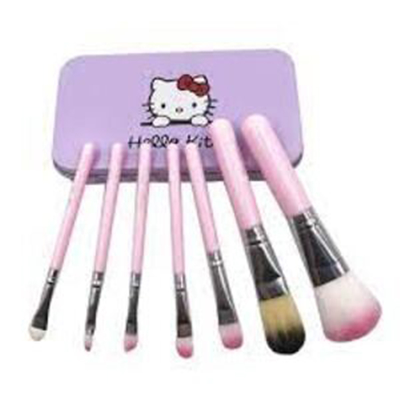 Picture of Hello Kitty Mini Makeup Brush Set of 6 Pieces - Pink