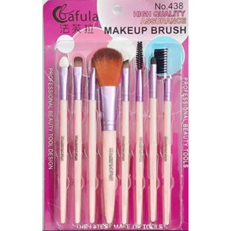 Picture of Fashion Make Up Brush = 8 Pieces - Brush Set Multicolor