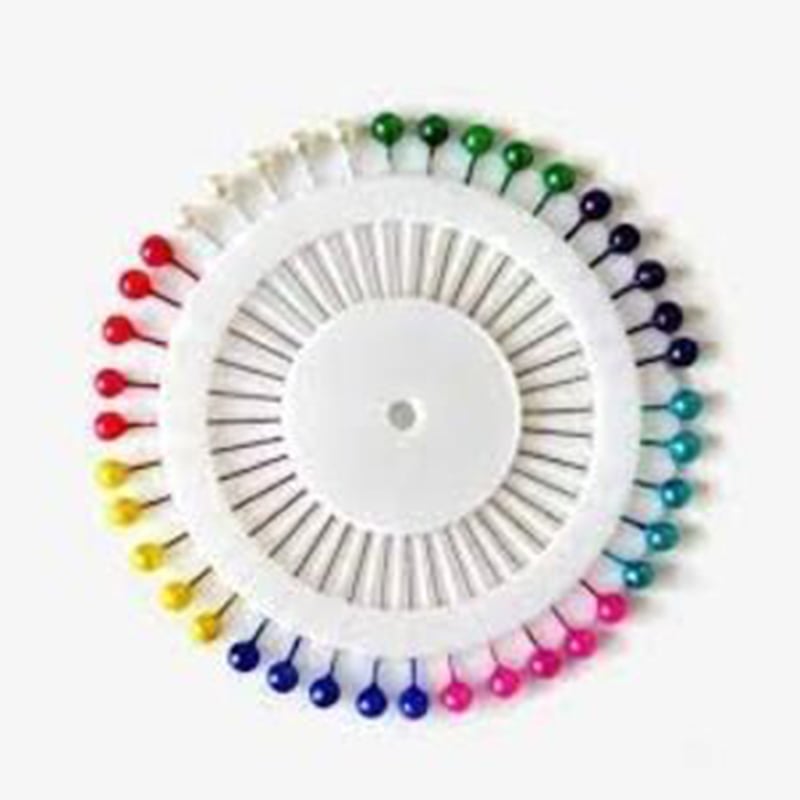 Picture of 4 Roll Pieces Hijab Pin Brooches for Women (160-Pieces) Multicolor
