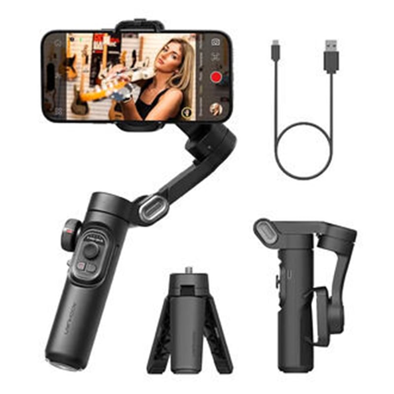 Picture of Smart XE 3-Axis Gimbal Stabilizer Foldable Handheld Selfie Stick Smart Face Tracking APP Control Original Video Volg Multicolor