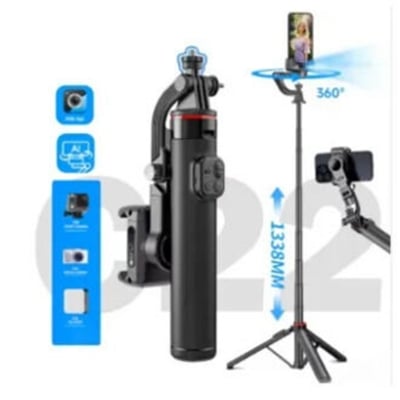 Picture of C22 Handheld Gimbal 360° AI Face Tracking Shoot Stabilizer Selfie Stick Desktop Tripod Multicolor