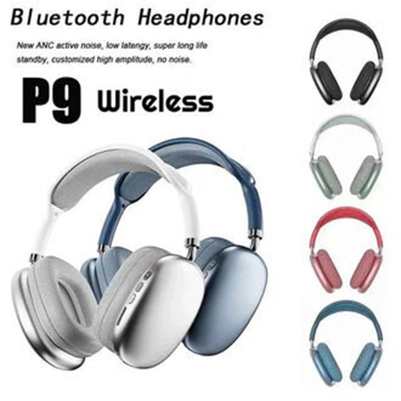 Picture of P9 Pro Max Wireless Headphones with Microphone Noise Canceling Tws Earbuds Gaming Headset Stereo HiFi Earphones P9 Pro Max Gaming Headphone 