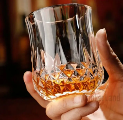 Picture of Transparent Diamond design Coke Glass/ nasir/Sorbot glass (6 pcs) set