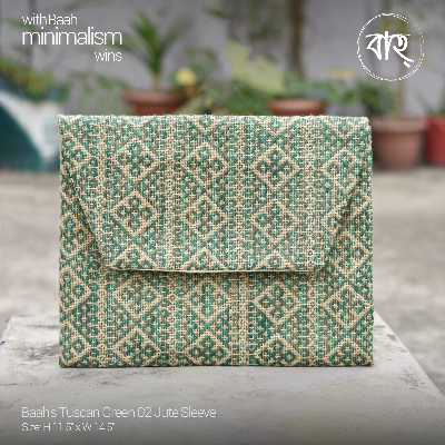 Picture of Baah's Tuscan Green 02 Jute Sleeve-Green