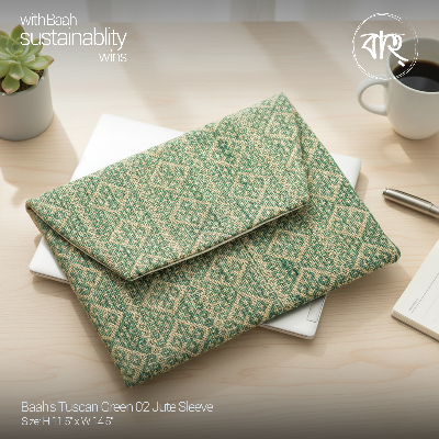 Picture of Baah's Tuscan Green 02 Jute Sleeve-Green