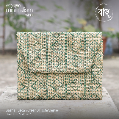 Picture of Baah's Tuscan Green 01 Jute Sleeve-Green