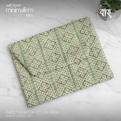 Picture of Baah's Tuscan Green 01 Jute Sleeve-Green