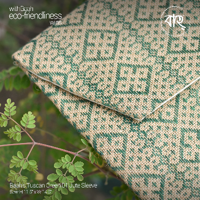 Picture of Baah's Tuscan Green 01 Jute Sleeve-Green