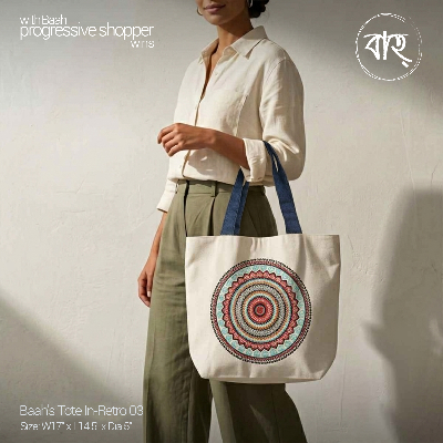 Picture of Baah Store Ltd  Tote In-Retro 03-Multi