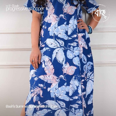 Picture of Baah's’s Summer Sunshine Boho Maxi-Blue