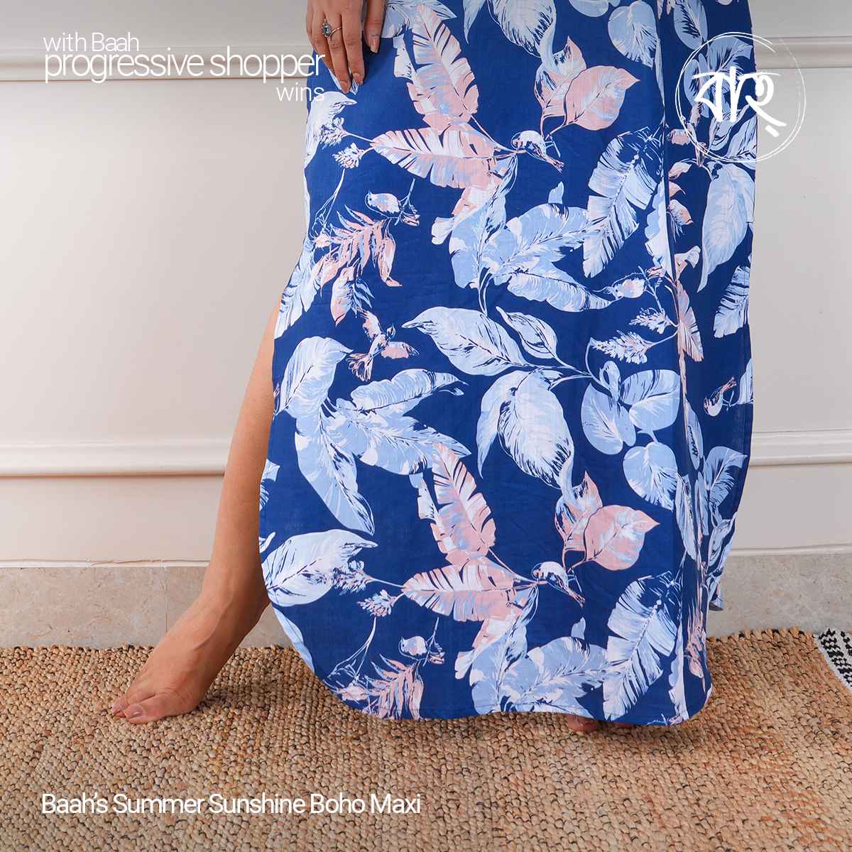Picture of Baah's’s Summer Sunshine Boho Maxi-Blue