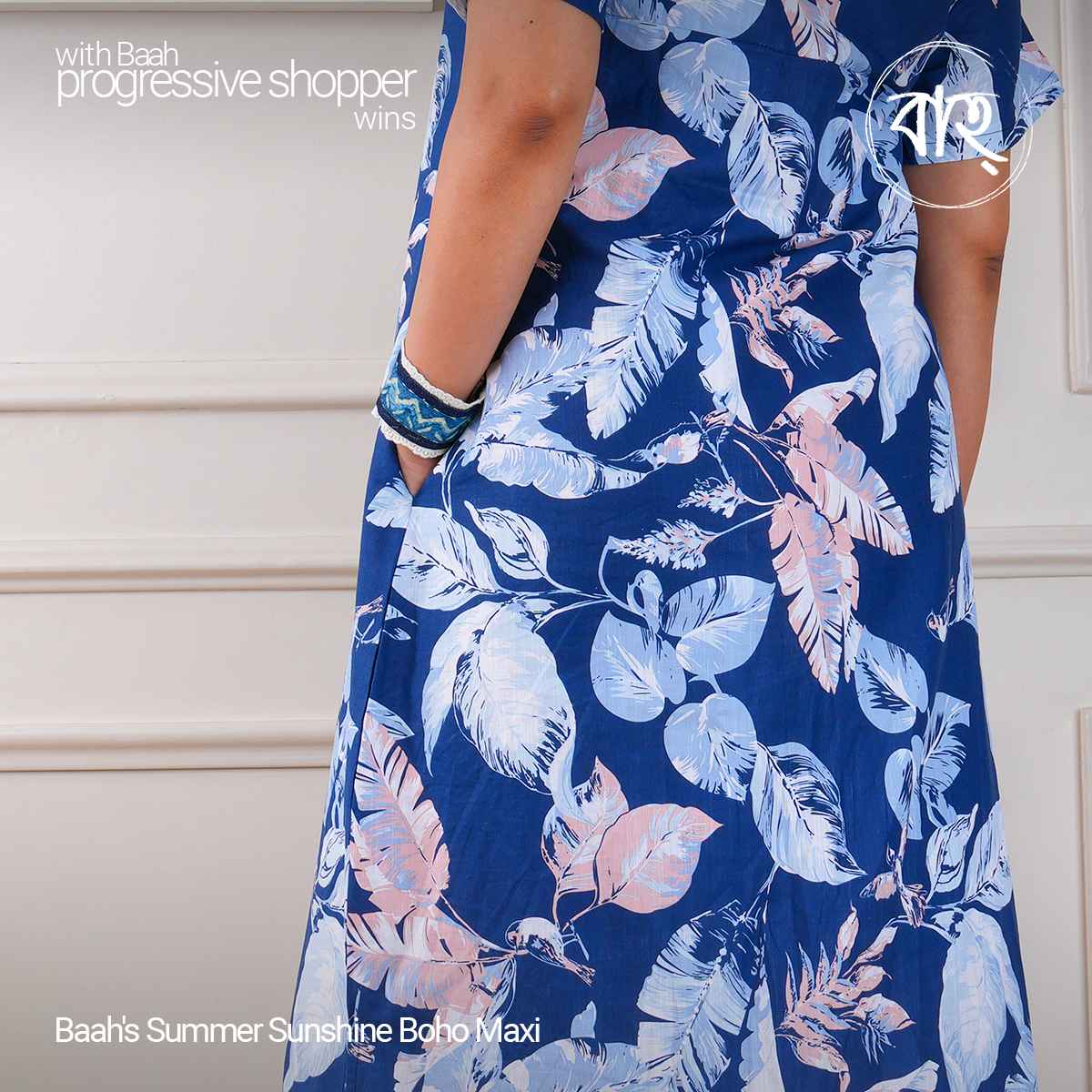 Picture of Baah's’s Summer Sunshine Boho Maxi-Blue