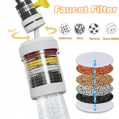 Picture of 6 Layers 360 Degree Rotatable Water Filter Tap