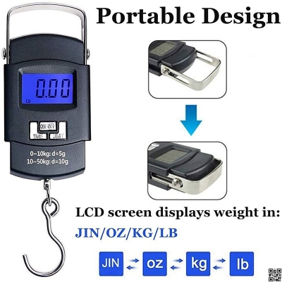 Picture of Digital Hanging Weight Scale, Portable Hanging Electronic Hook Scale