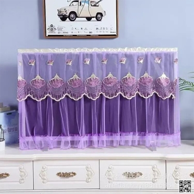 Picture of 32 Inch TV dust cover, Dustproof Lace Cloth Fabric TV dust cover