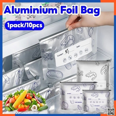 Picture of Aluminum Foil Zip Lock Bags ( ১০ পিস )