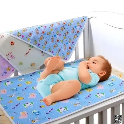 Picture of Baby Urine Mat (L 53cm-70cm), New Born Baby Waterproof, Reusable And Washable Urine Pad