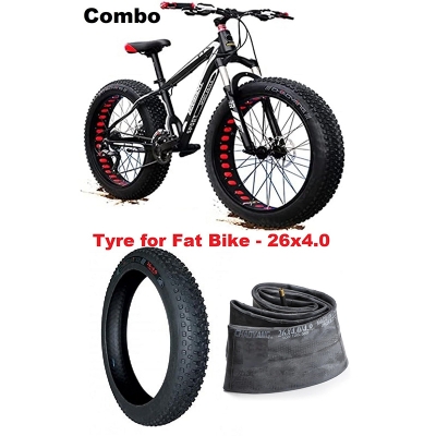 Picture of Fat Bike Cycle Tyre 26 X 4.00 Bicycle Tire Nylon Rubber MTB Mountain Bikes