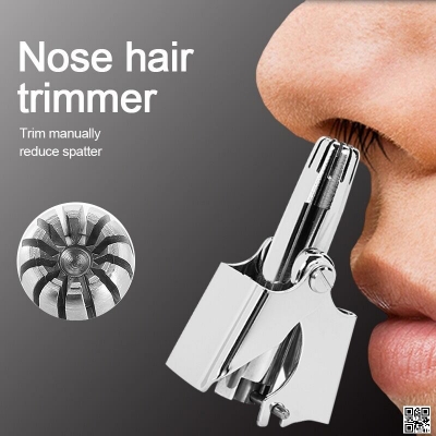 Picture of Nose Ear Hair Trimmer Manual Stainless Steel, Shaving And Unwanted Hair Removal Tool